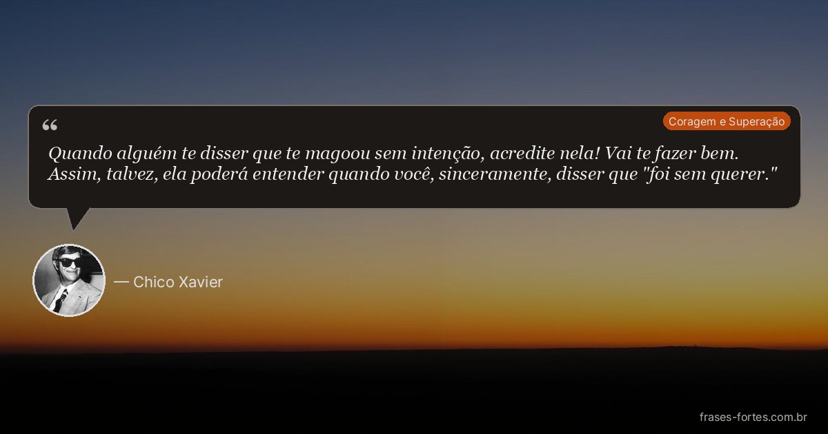 Frase de Chico Xavier