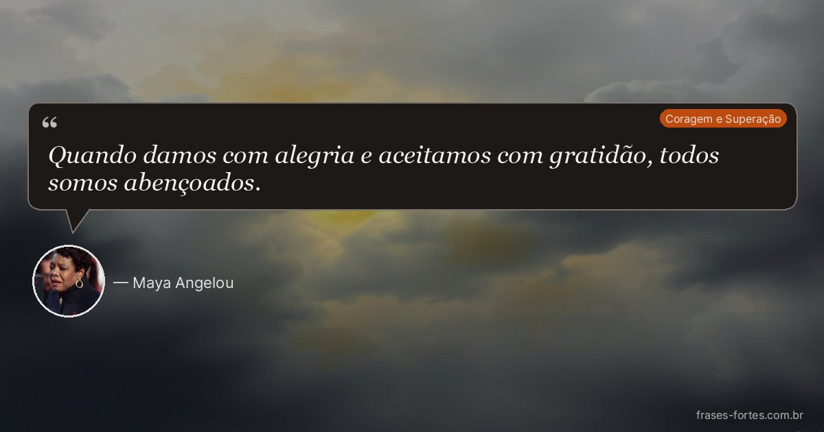 Frase de Maya Angelou