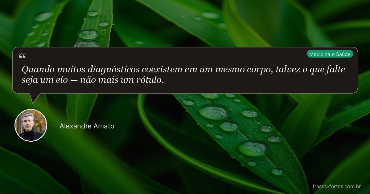 Frase de Alexandre Amato