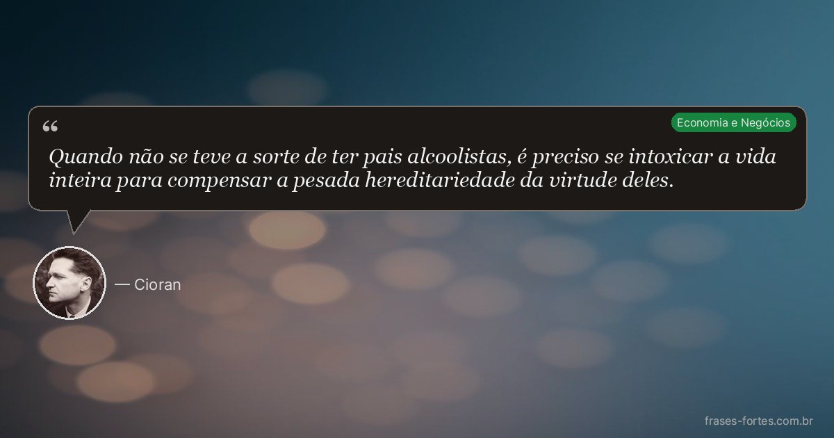 Frase de Cioran