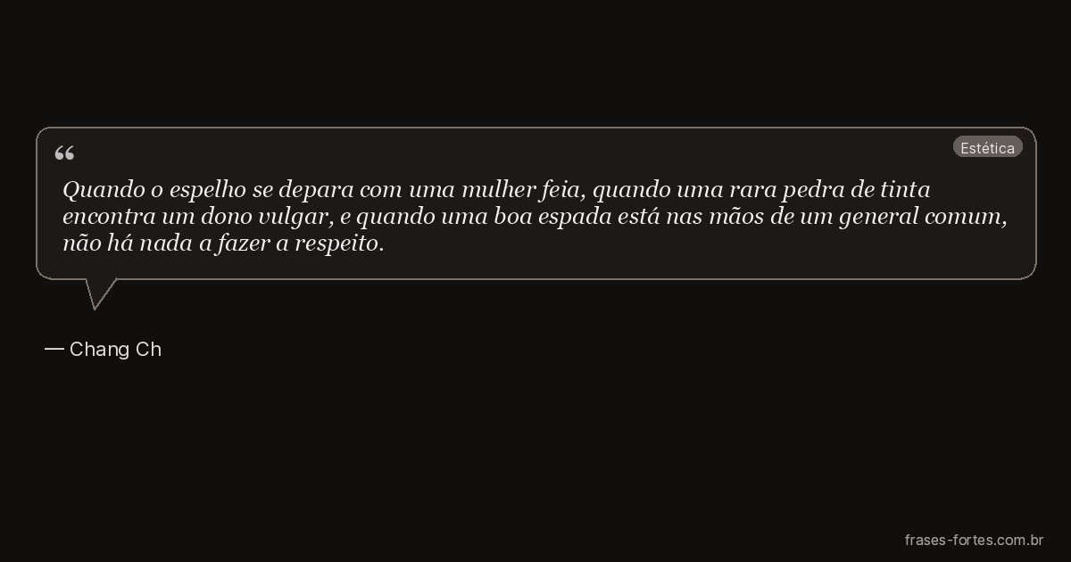 Frase de Chang Ch'ao