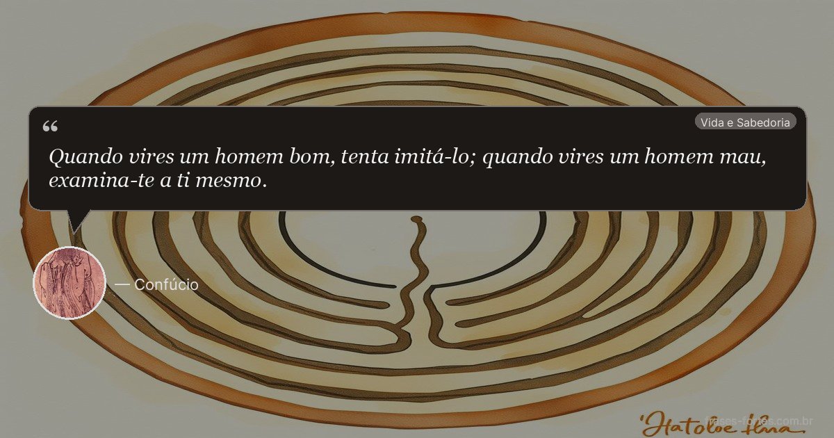 Frase de Confúcio