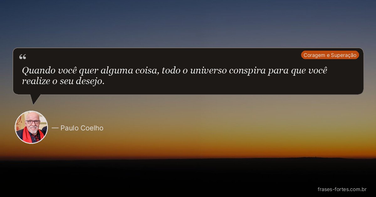 Frase de Paulo Coelho
