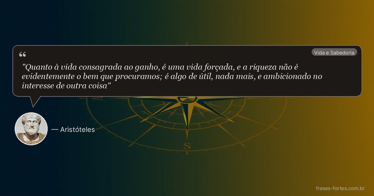 Frase de Aristóteles