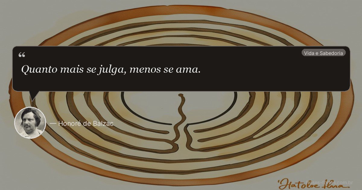 Frase de Honoré de Balzac