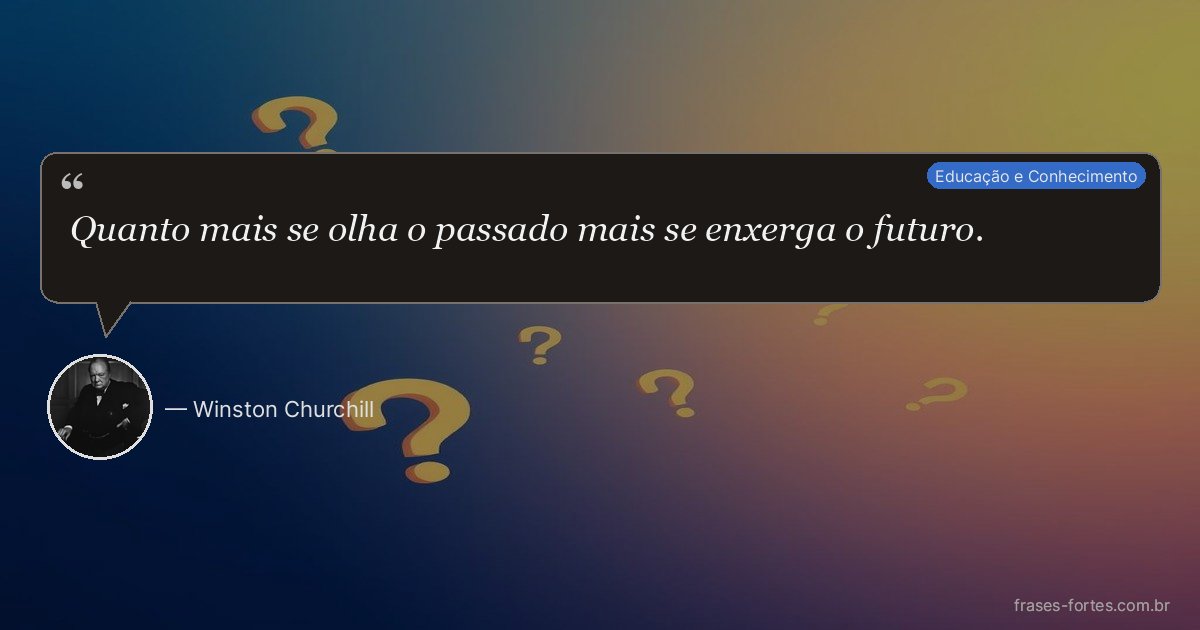 Frase de Winston Churchill