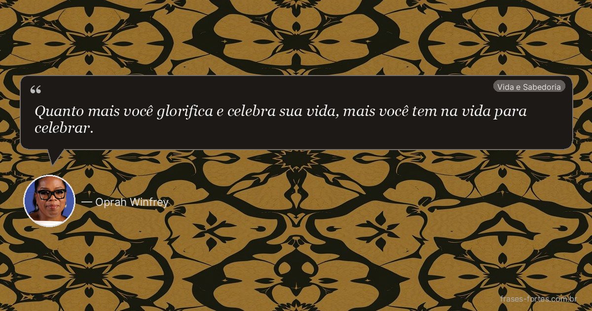 Frase de Oprah Winfrey