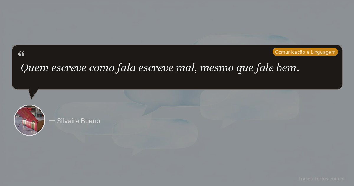 Frase de Silveira Bueno