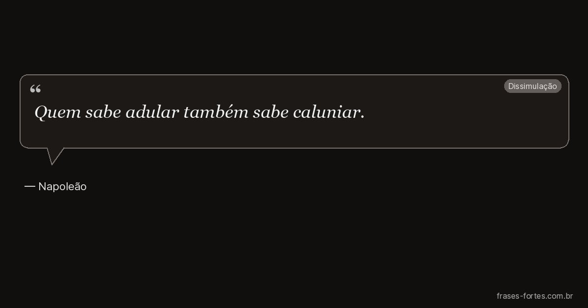 Frase de Napoleão