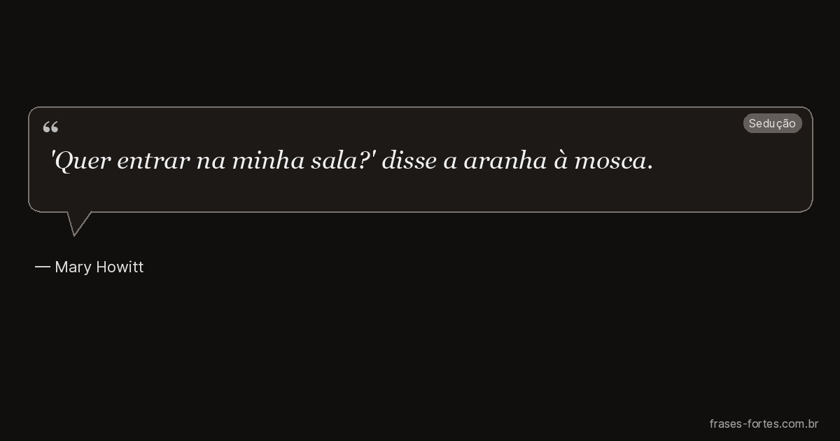 Frase de Mary Howitt