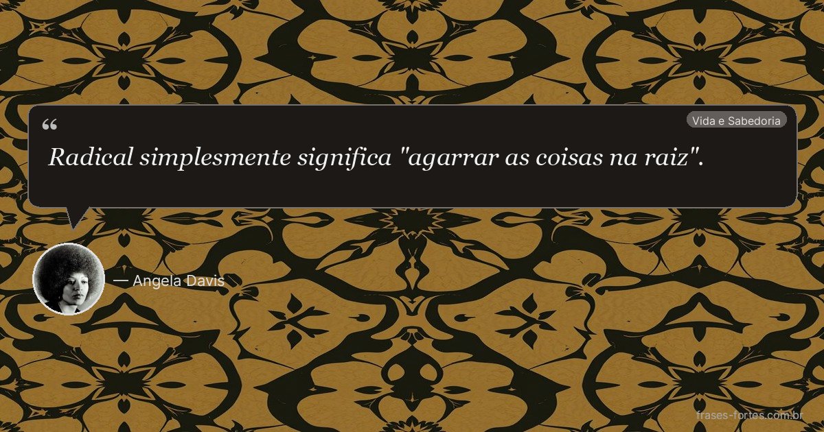 Frase de Angela Davis