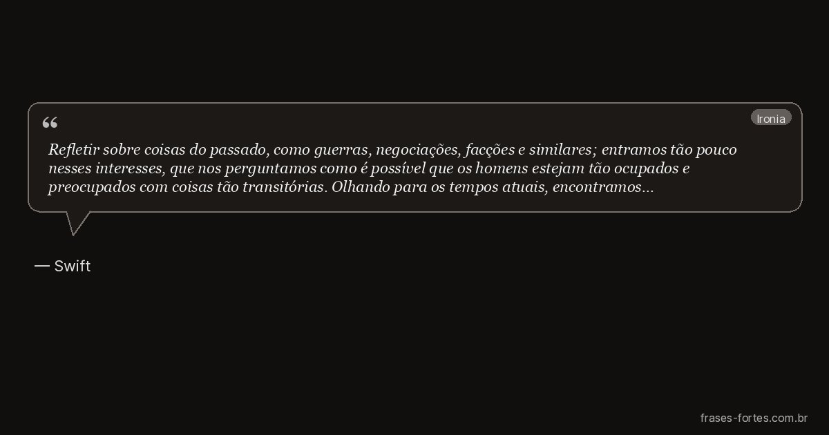 Frase de Swift