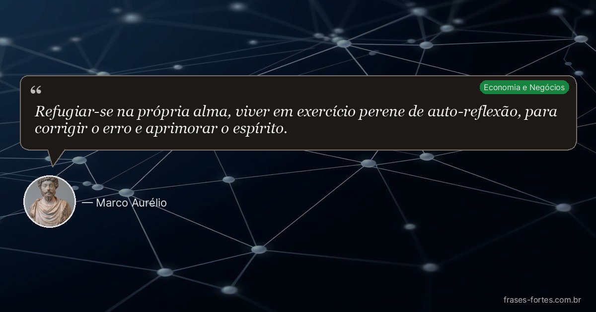 Frase de Marco Aurélio