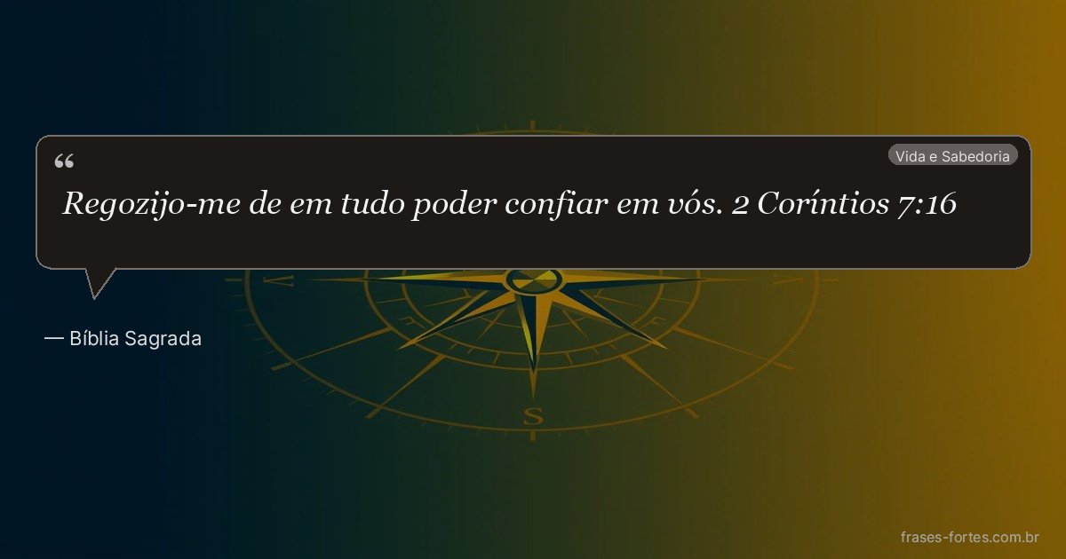 Frase de Bíblia Sagrada