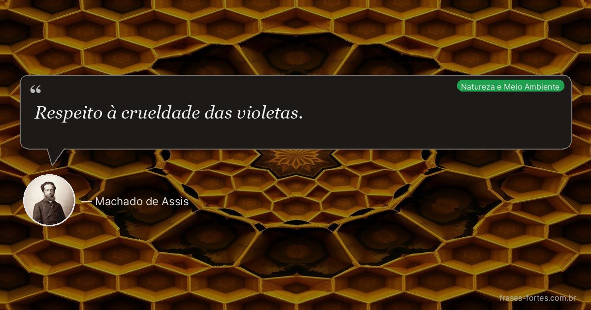 Frase de Machado de Assis