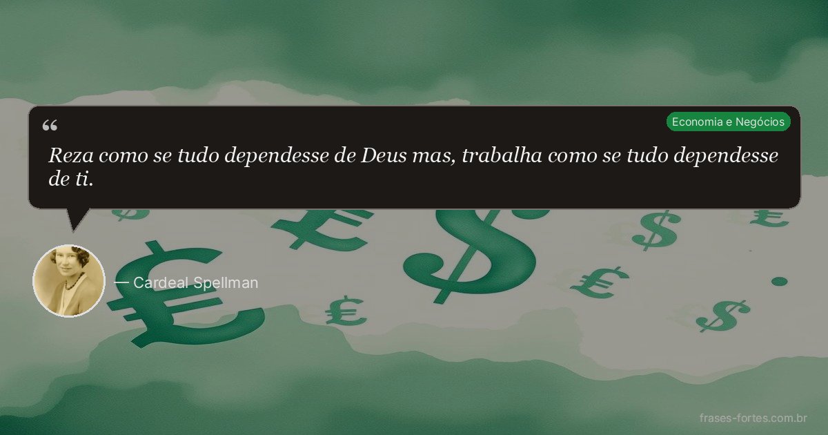 Frase de Cardeal Spellman