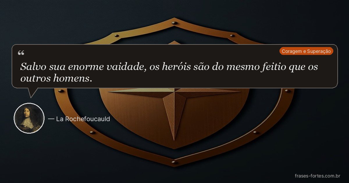 Frase de La Rochefoucauld