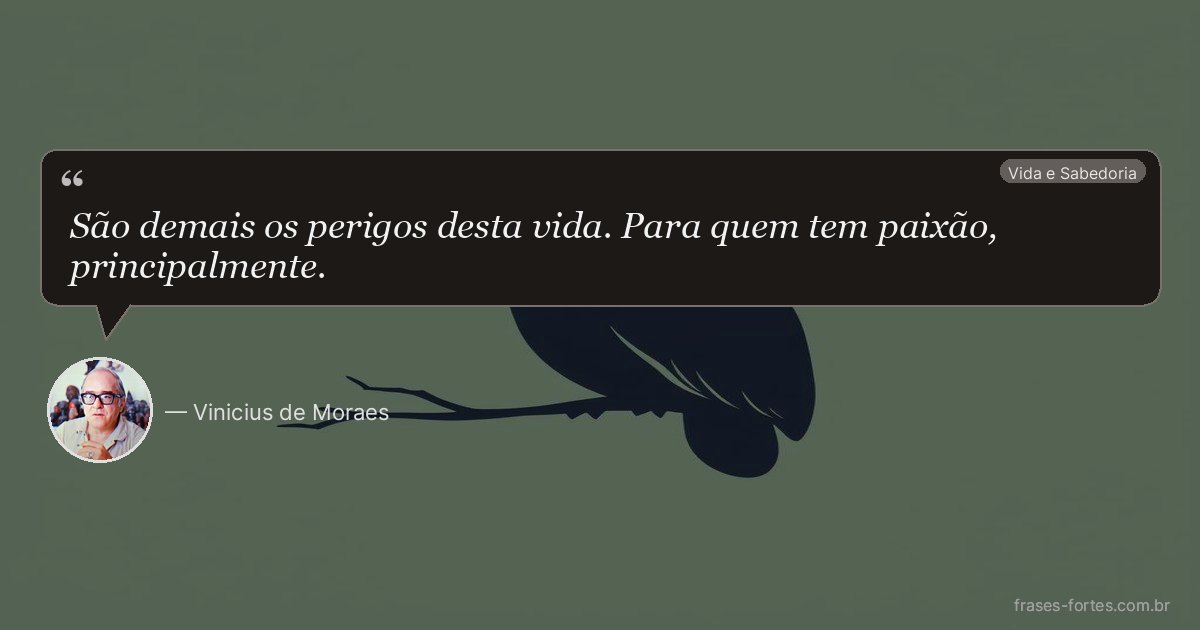 Frase de Vinicius de Moraes