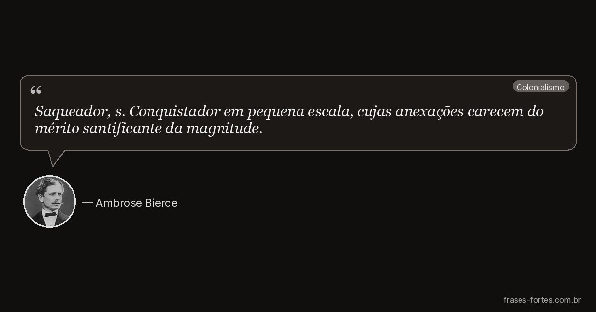 Frase de Ambrose Bierce