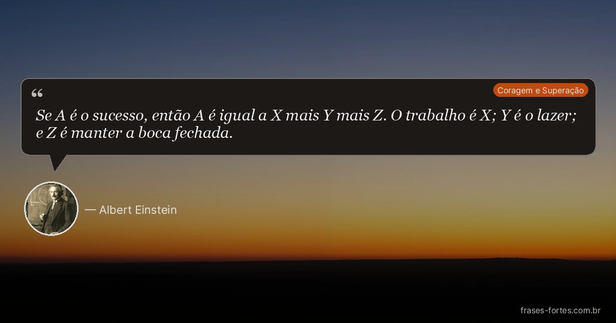 Frase de Albert Einstein