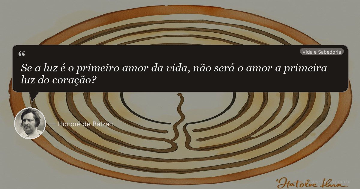 Frase de Honoré de Balzac