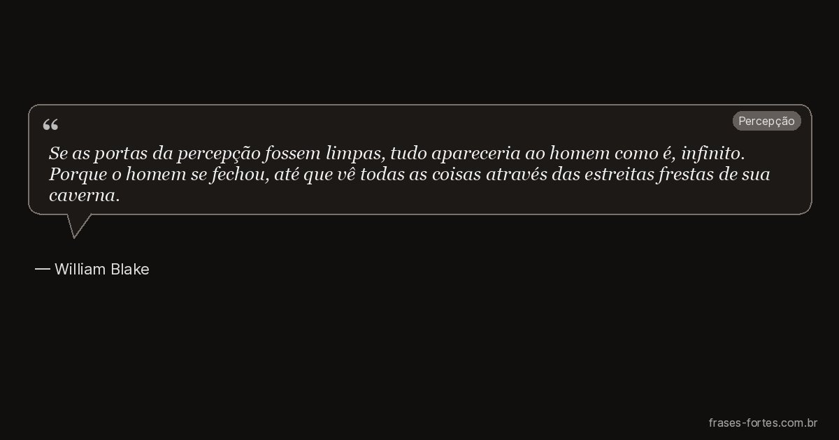Frase de William Blake
