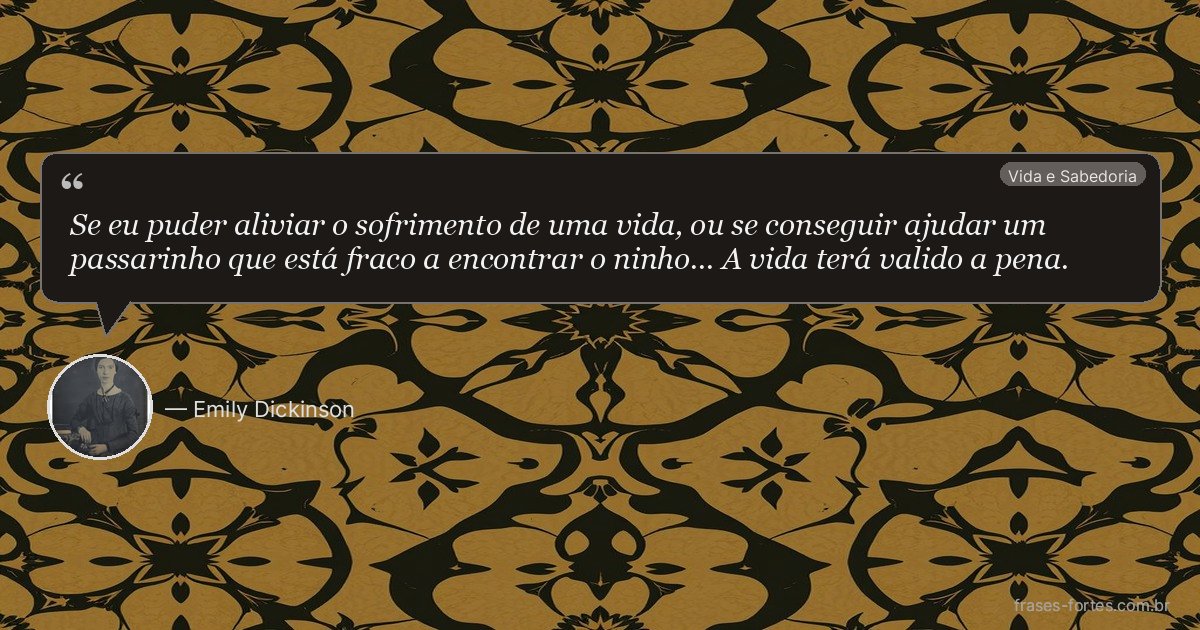 Frase de Emily Dickinson