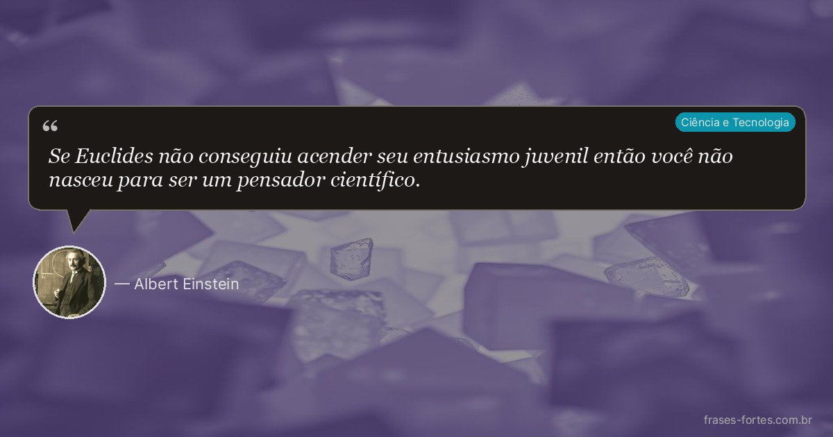 Frase de Albert Einstein