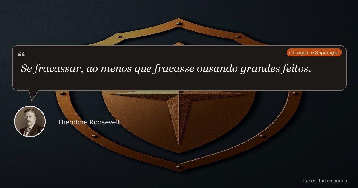 Frase de Theodore Roosevelt