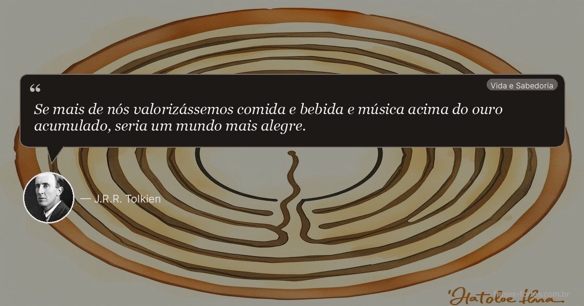 Frase de J.R.R. Tolkien