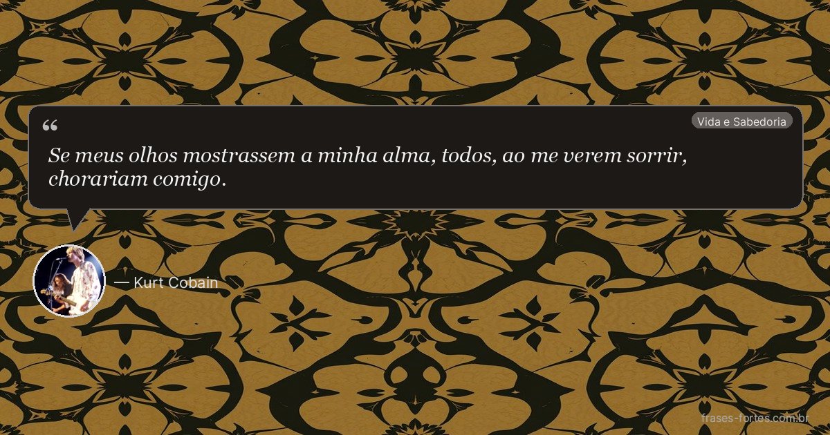 Frase de Kurt Cobain
