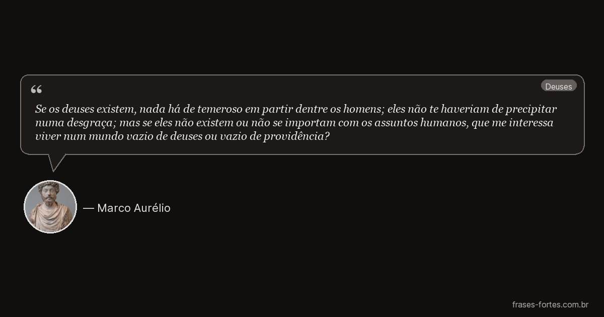 Frase de Marco Aurélio