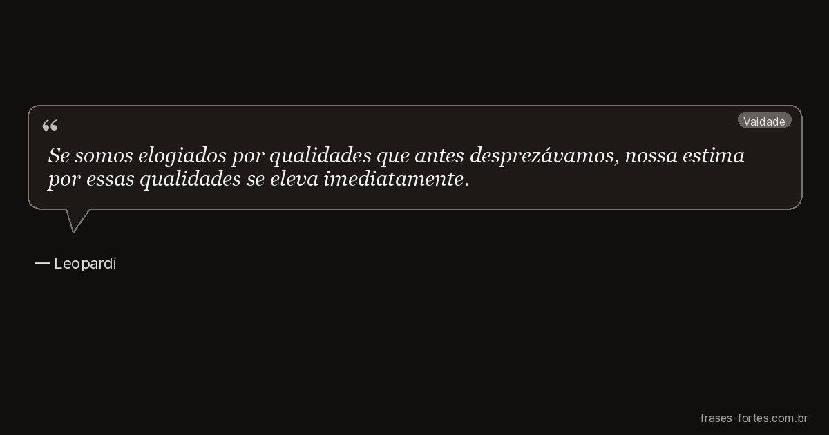 Frase de Leopardi