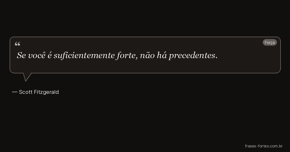 Frase de Scott Fitzgerald