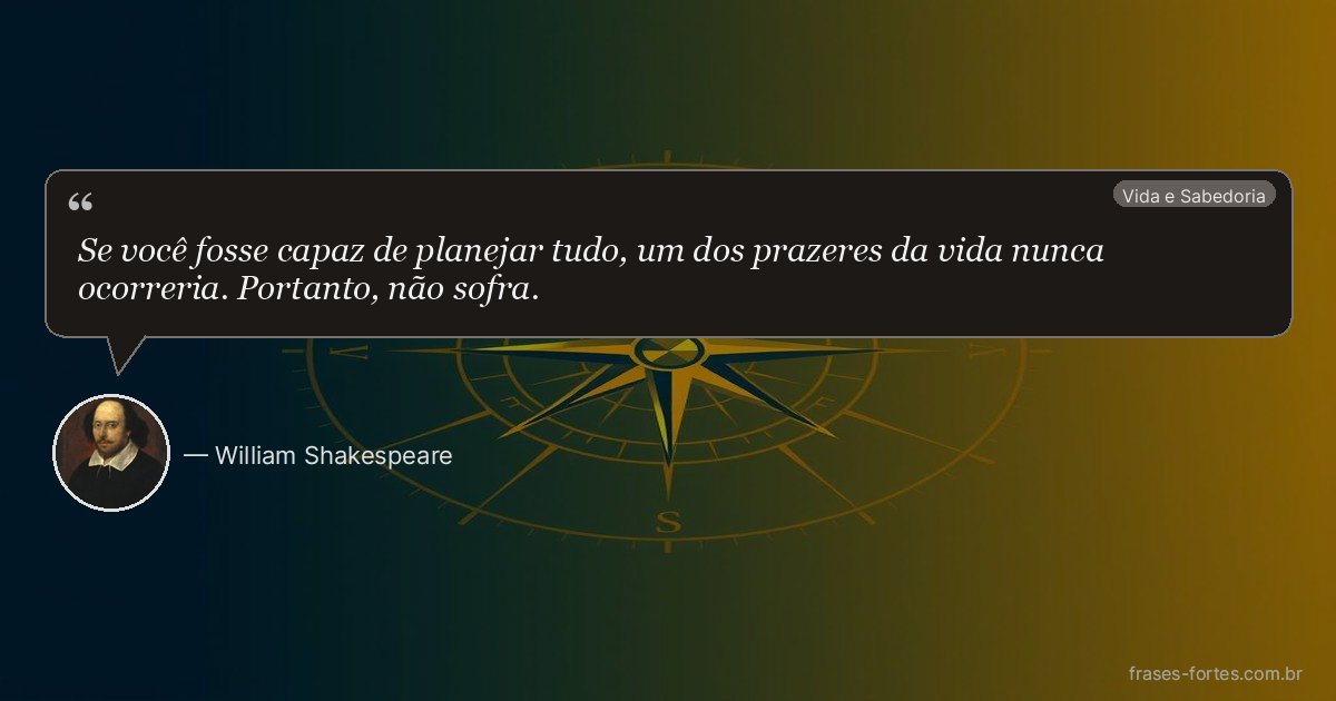 Frase de William Shakespeare