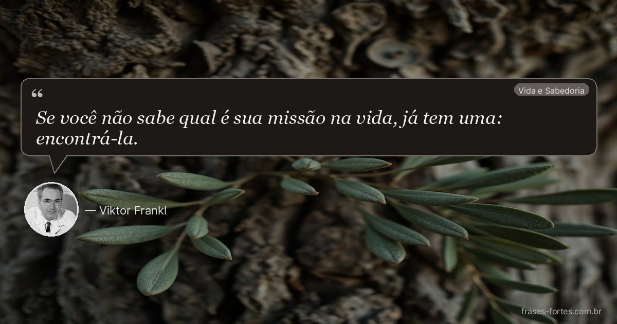 Frase de Viktor Frankl