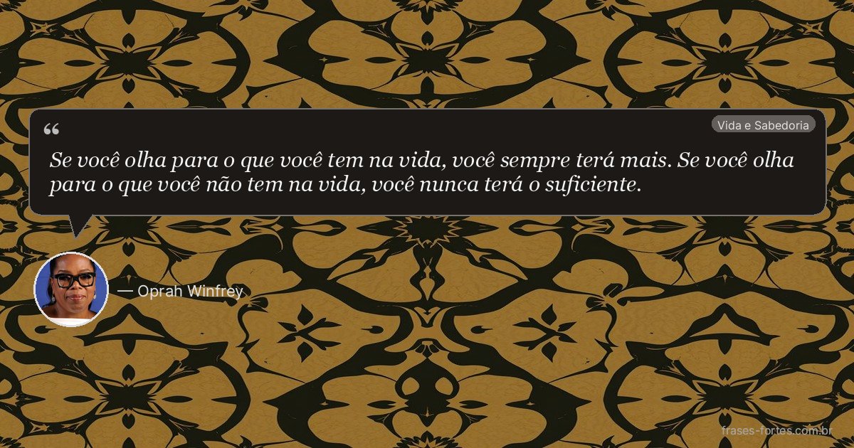 Frase de Oprah Winfrey