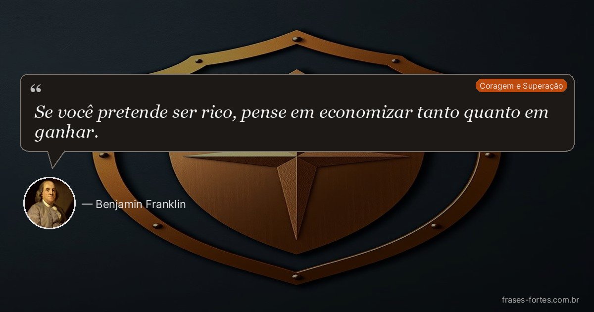 Frase de Benjamin Franklin