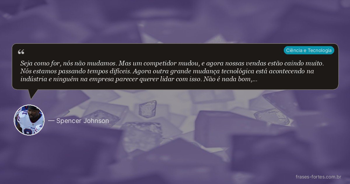 Frase de Spencer Johnson