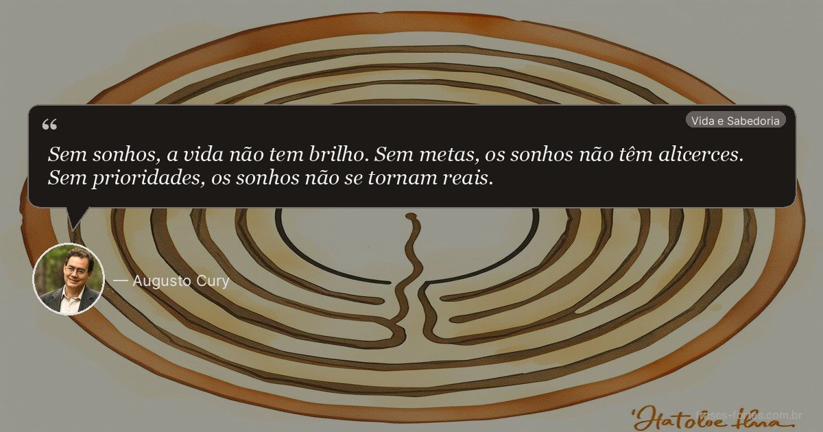 Frase de Augusto Cury