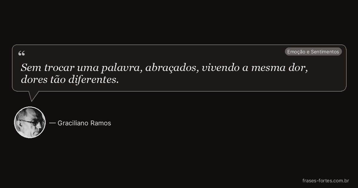 Frase de Graciliano Ramos