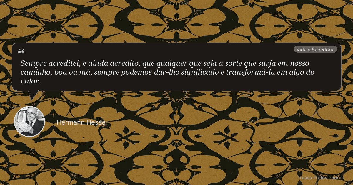 Frase de Hermann Hesse