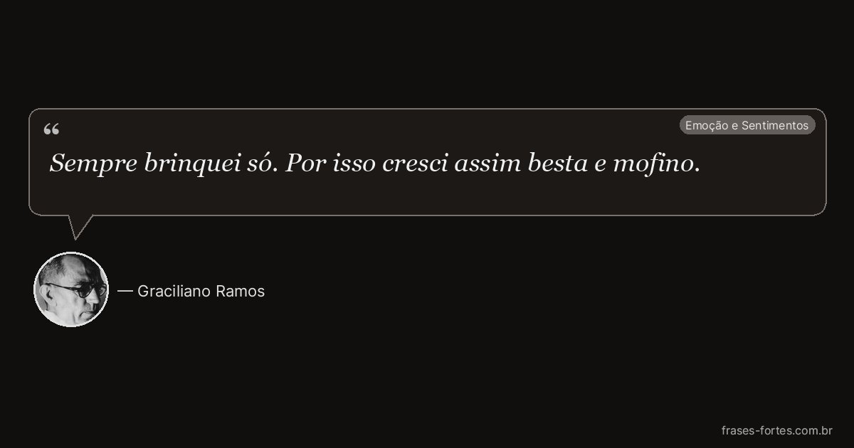 Frase de Graciliano Ramos