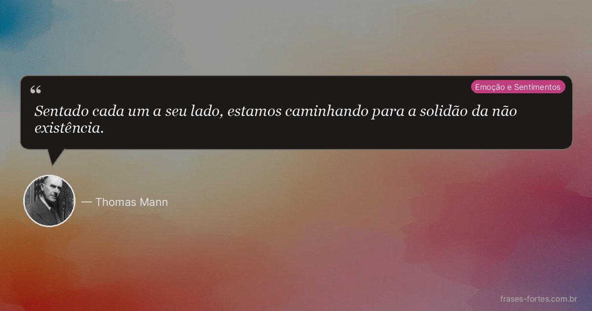 Frase de Thomas Mann