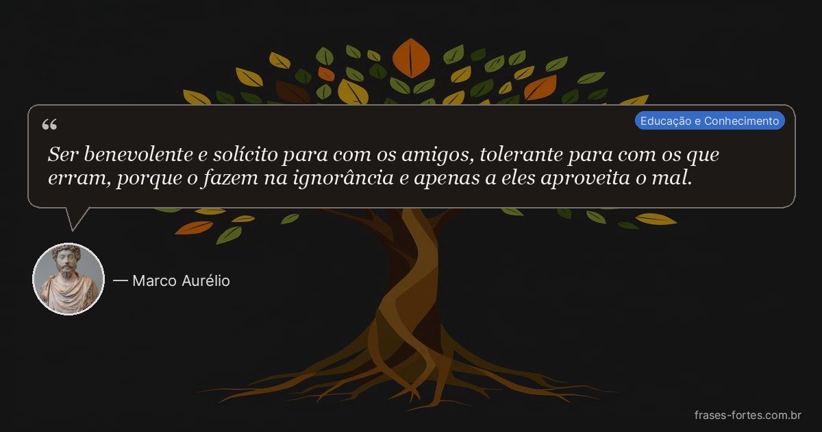 Frase de Marco Aurélio