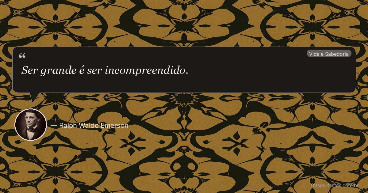 Frase de Ralph Waldo Emerson