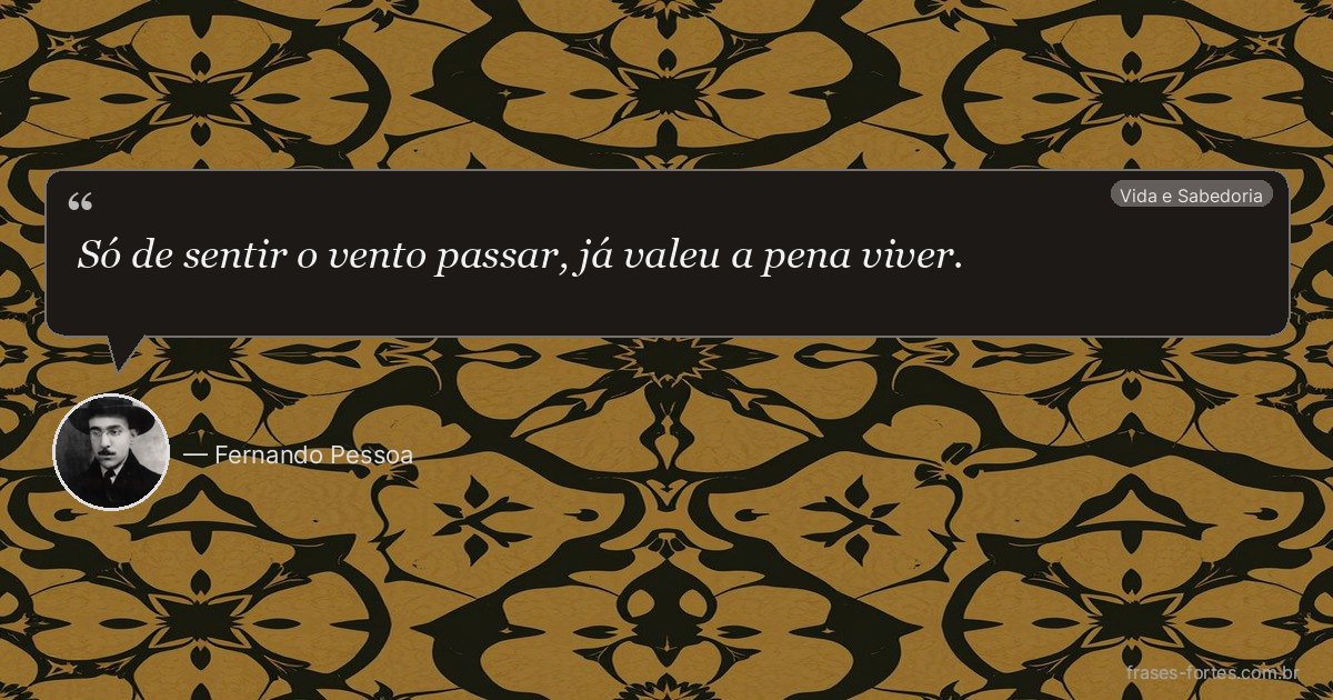 Frase de Fernando Pessoa