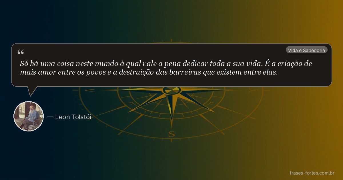 Frase de Leon Tolstói