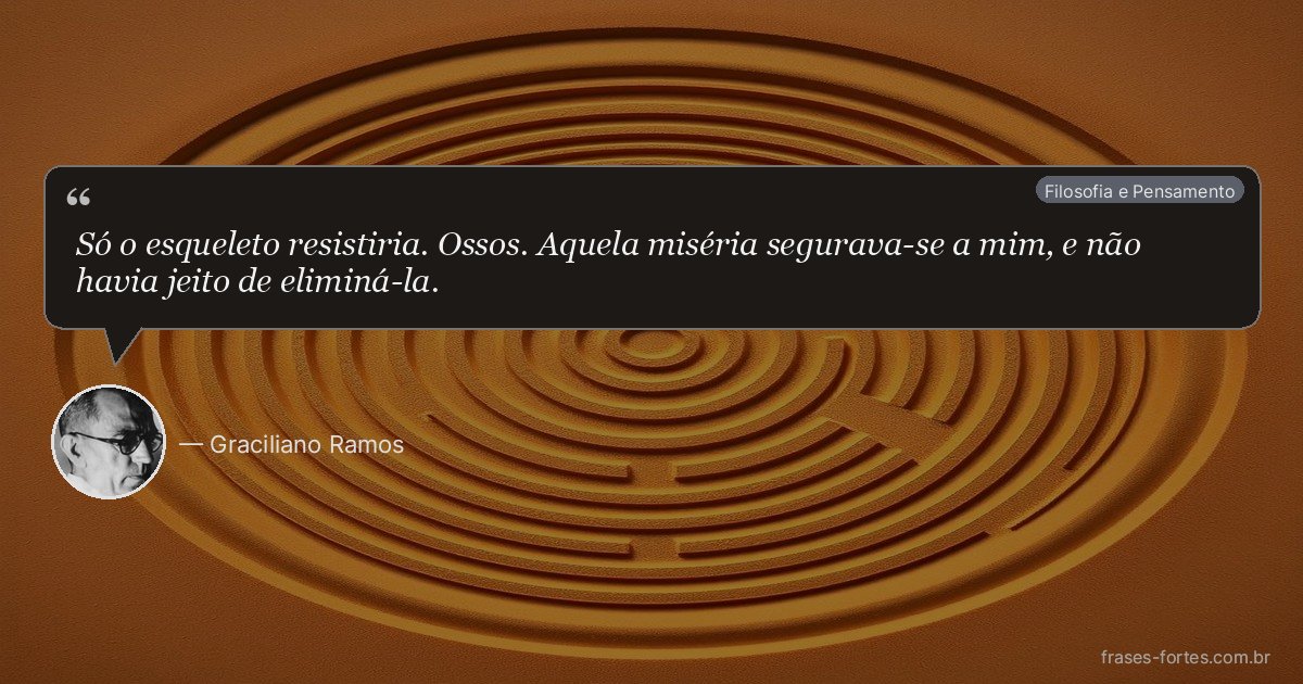 Frase de Graciliano Ramos