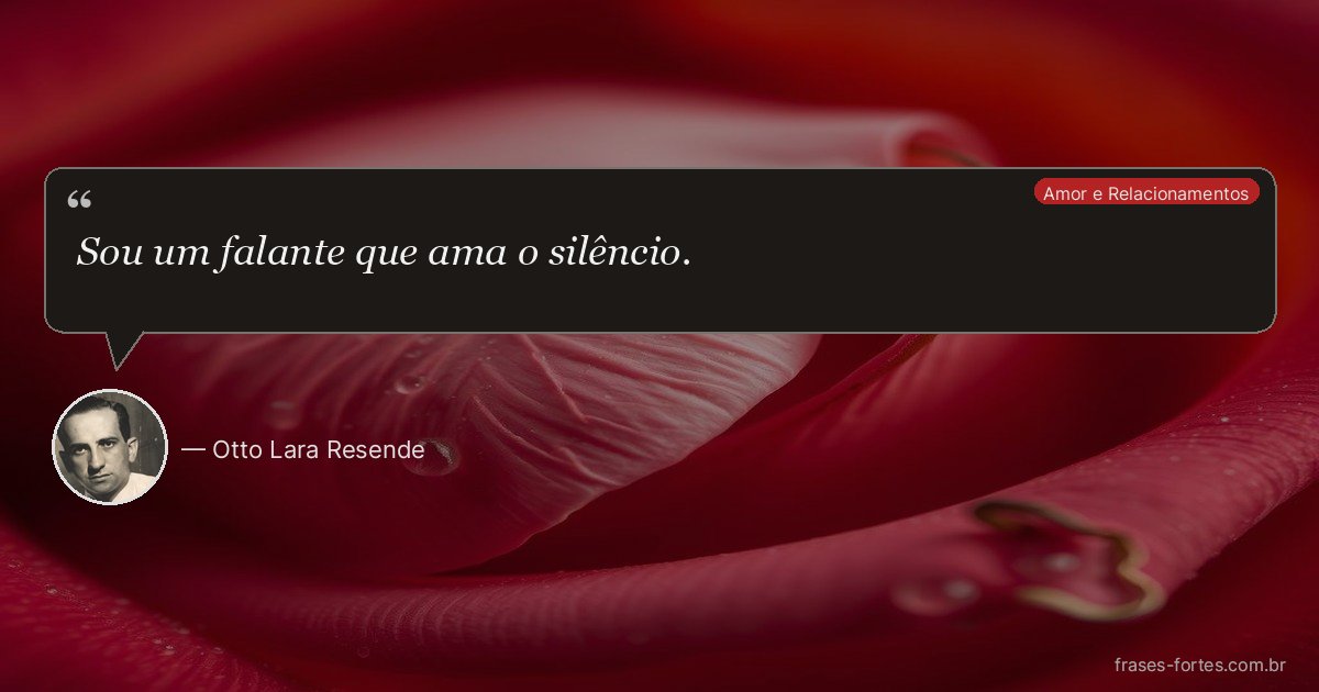 Frase de Otto Lara Resende